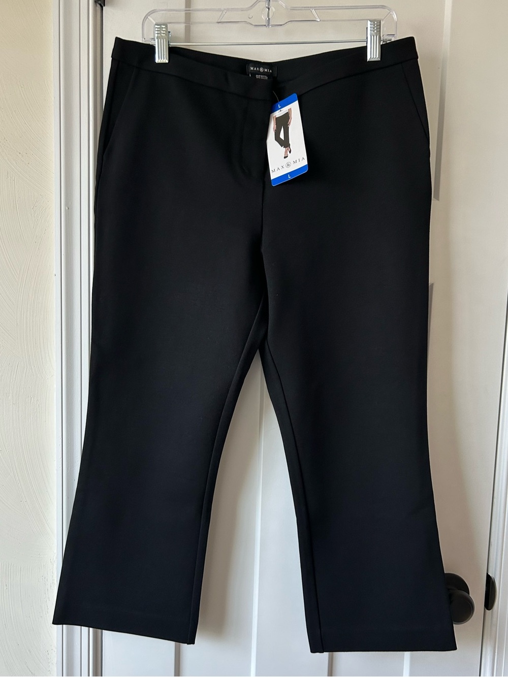 Max & Mia Black Pull-On Straight Kids Pants